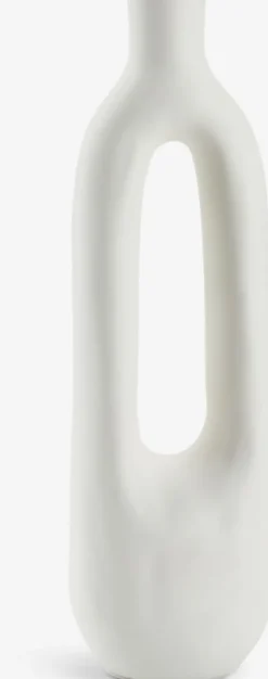 INGEMAR Vaser|Vase B10xL8xH34cm hvid