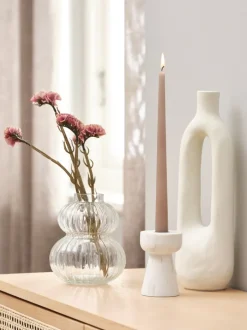 INGEMAR Vaser|Vase B10xL8xH34cm hvid