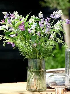 ROY Vaser|Vase Ø13xH20cm grå