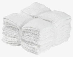 FLISBY Vaskeklude|Vaskeklude|Vaskeklud 10 stk/pk hvid