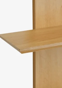 BORUM Hylder|Hylder|Væghylde 4 hylder egefarve