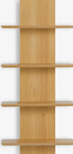 BORUM Hylder|Hylder|Væghylde 4 hylder egefarve