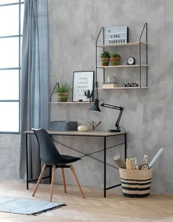 HEJLSMINDE Hylder|Hylder|Væghylde 3 hylder sort/natur