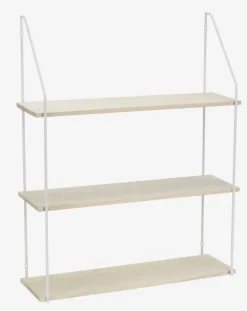 HEJLSMINDE Hylder|Hylder|Væghylde 3 hylder hvid/natur