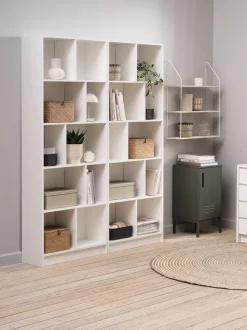 HEJLSMINDE Hylder|Hylder|Væghylde 3 hylder hvid/natur