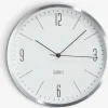 HALVOR Ure|Vægur Ø30cm sølv