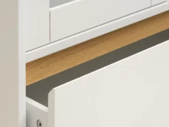 FENSMARK Skænke Og Vitrineskabe|Skænke Og Vitrineskabe|Vitrineskab 2 låger hvid/eg