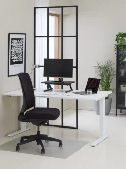 HOPTRUP Skænke Og Vitrineskabe|Skænke Og Vitrineskabe|Vitrineskab 1 låge stål Sort