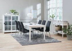 NORDBY Skænke Og Vitrineskabe|Skænke Og Vitrineskabe|Vitrineskab 2 låger hvid