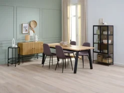 TRAPPEDAL Skænke Og Vitrineskabe|Skænke Og Vitrineskabe|Vitrineskab eg/sort