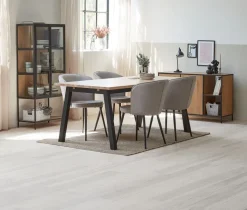 TRAPPEDAL Skænke Og Vitrineskabe|Skænke Og Vitrineskabe|Vitrineskab eg/sort