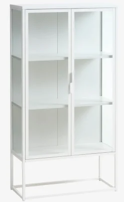 VIRUM Skænke Og Vitrineskabe|Skænke Og Vitrineskabe|Vitrineskab 2 låger Hvid