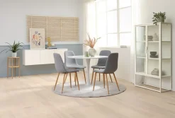 VIRUM Skænke Og Vitrineskabe|Skænke Og Vitrineskabe|Vitrineskab 2 låger Hvid